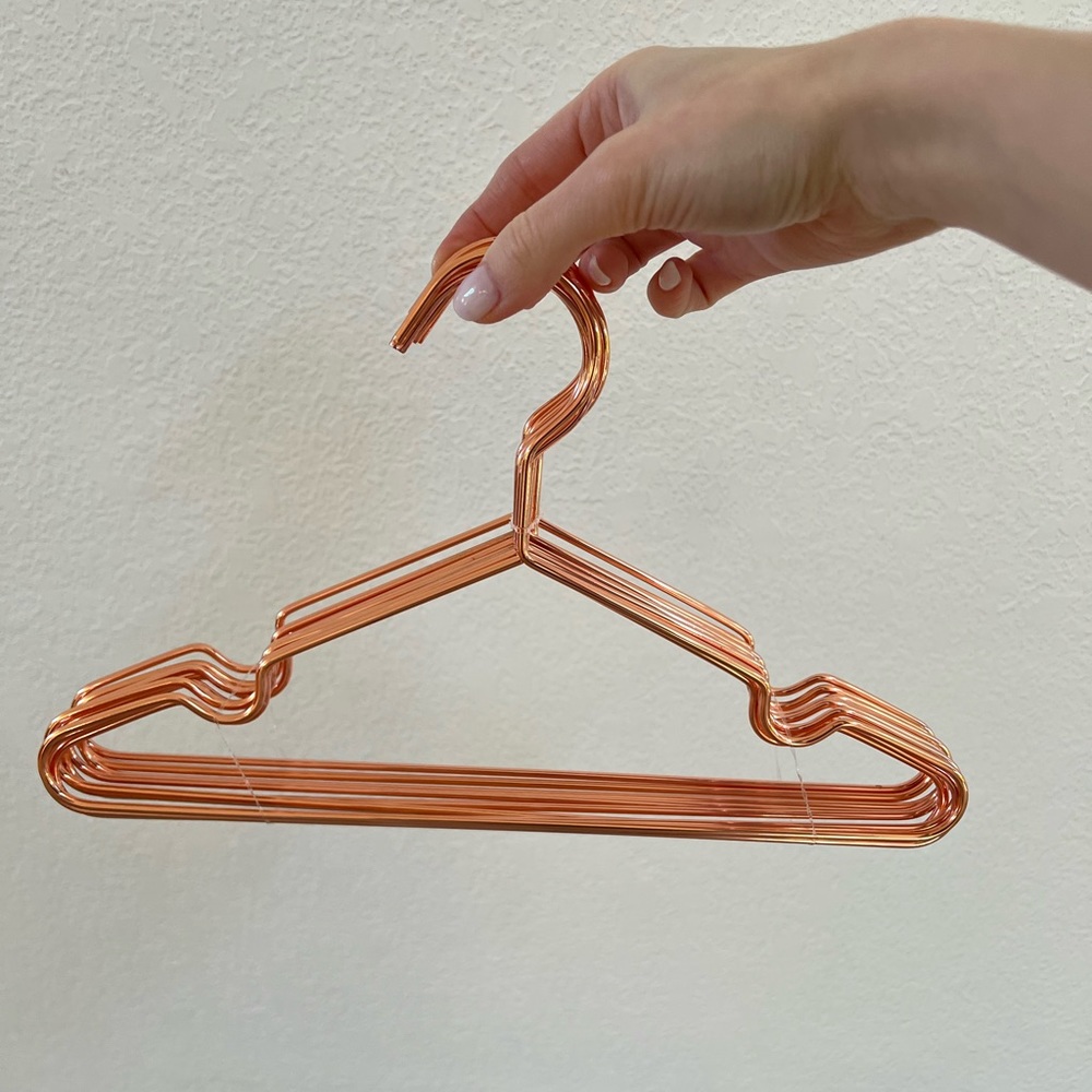 Baby Kids Children Clothes Rose Gold 40 Hangers
